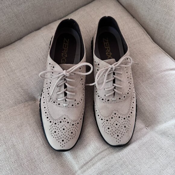 COLE HAAN ZEROGRAND WINGTIP OXFORD DRESS SHOES - Picture 2 of 10